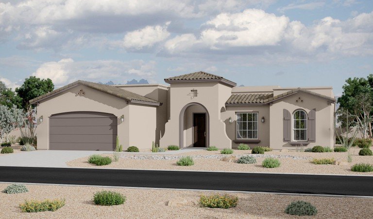 Red Hawk Estates 2088 Spanish Elevation