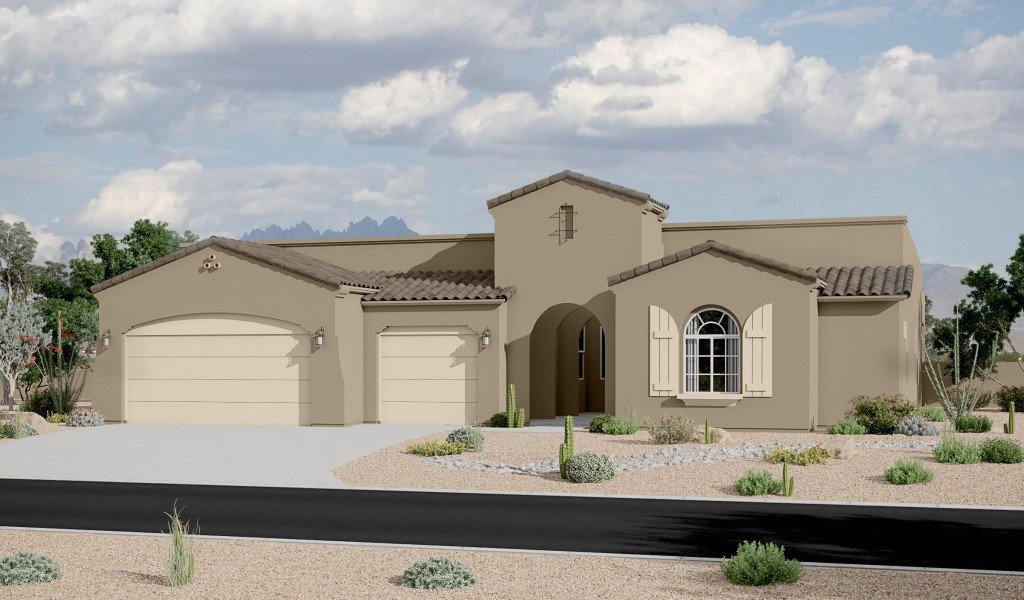 Red Hawk Estates 3010 Spanish Elevation