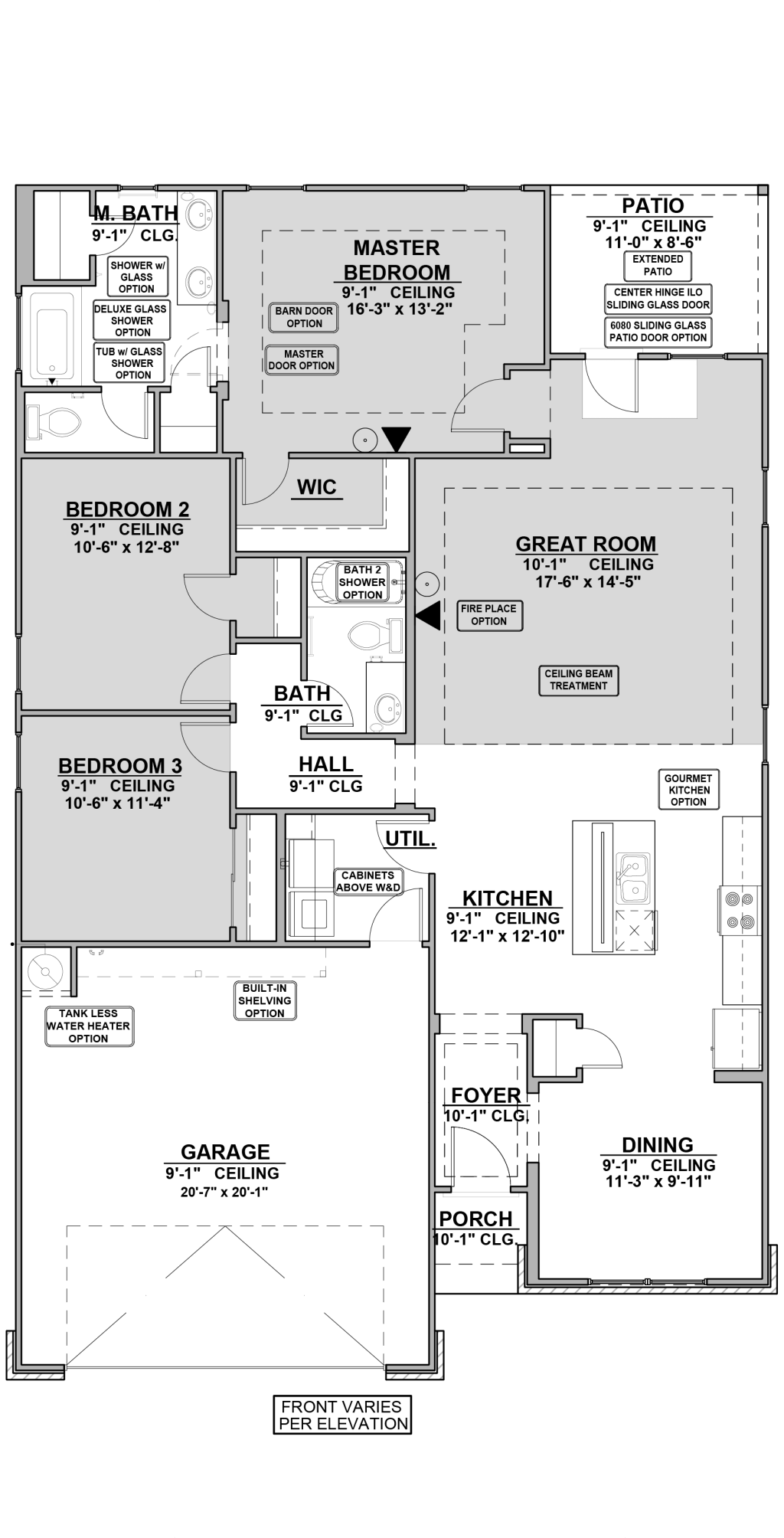 1630 Frisco Home Design Layout