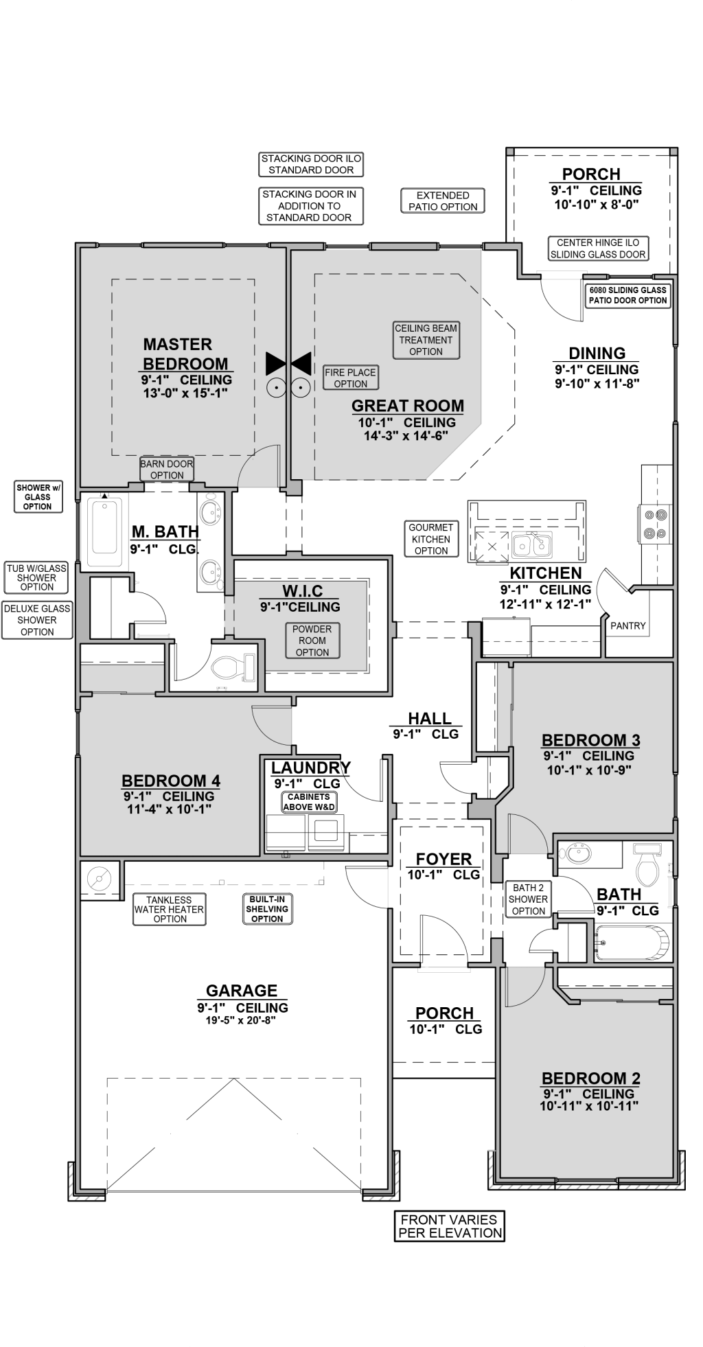 1740 Sheffield Home Design Layout