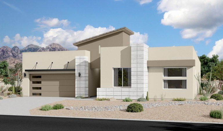 Red Hawk Estates 2740 Contemporary Elevation