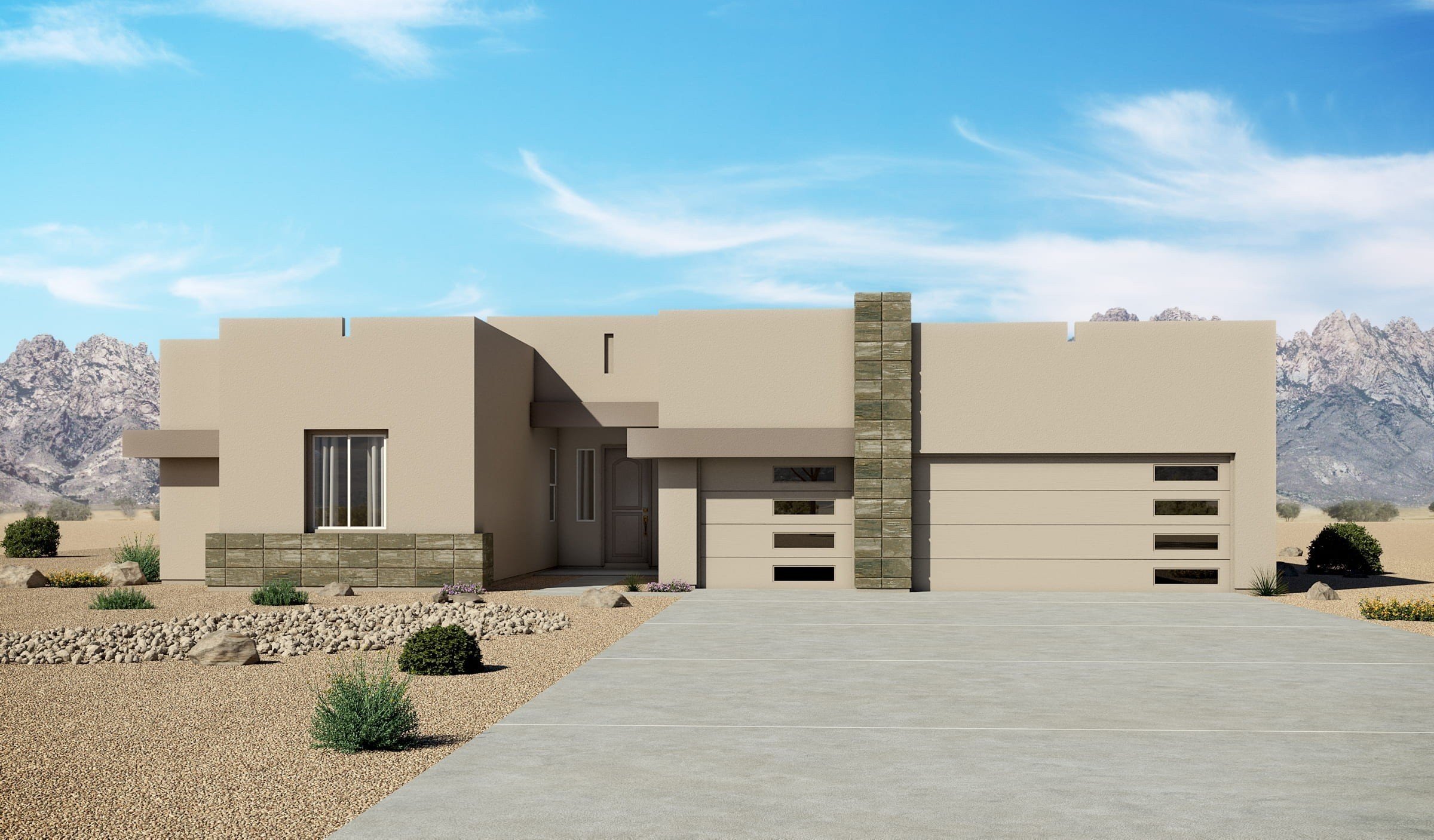 Lomas Encantadas 3012 Contemporary Elevation