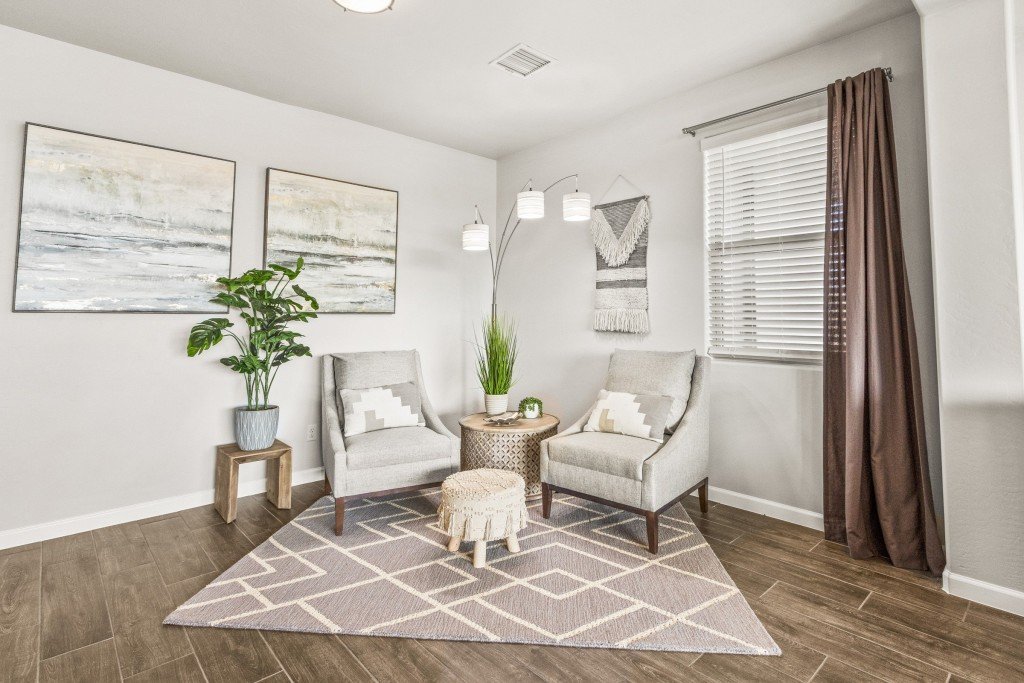 Living Room - Painted Desert - Timberon Model Home