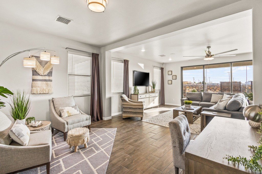 Living Room - Painted Desert - Timberon Model Home