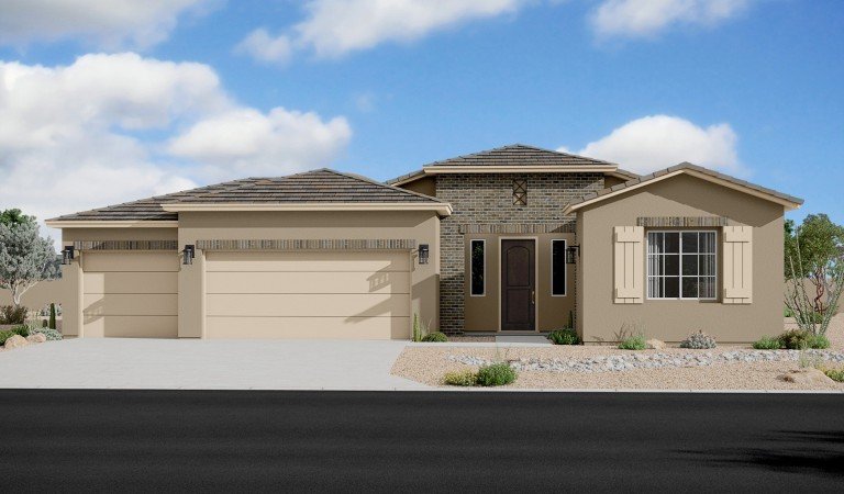 Red Hawk Estates 2350 Andalusian 3CG Rendering