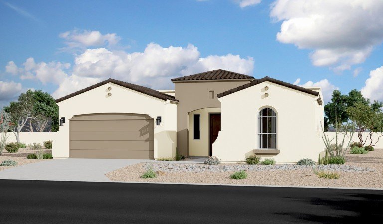 Red Hawk Estates 2350 Spanish Colonial Rendering