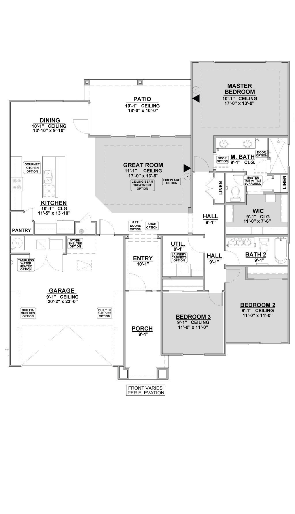 Dawson 1755 Home Design Layout