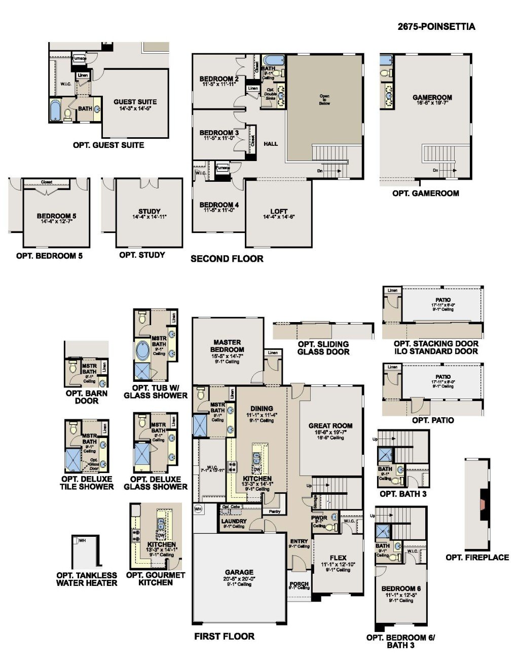 Poinsettia Home Design Layout