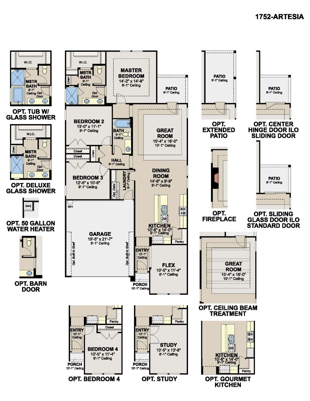 1752 Artesia Home Design Layout