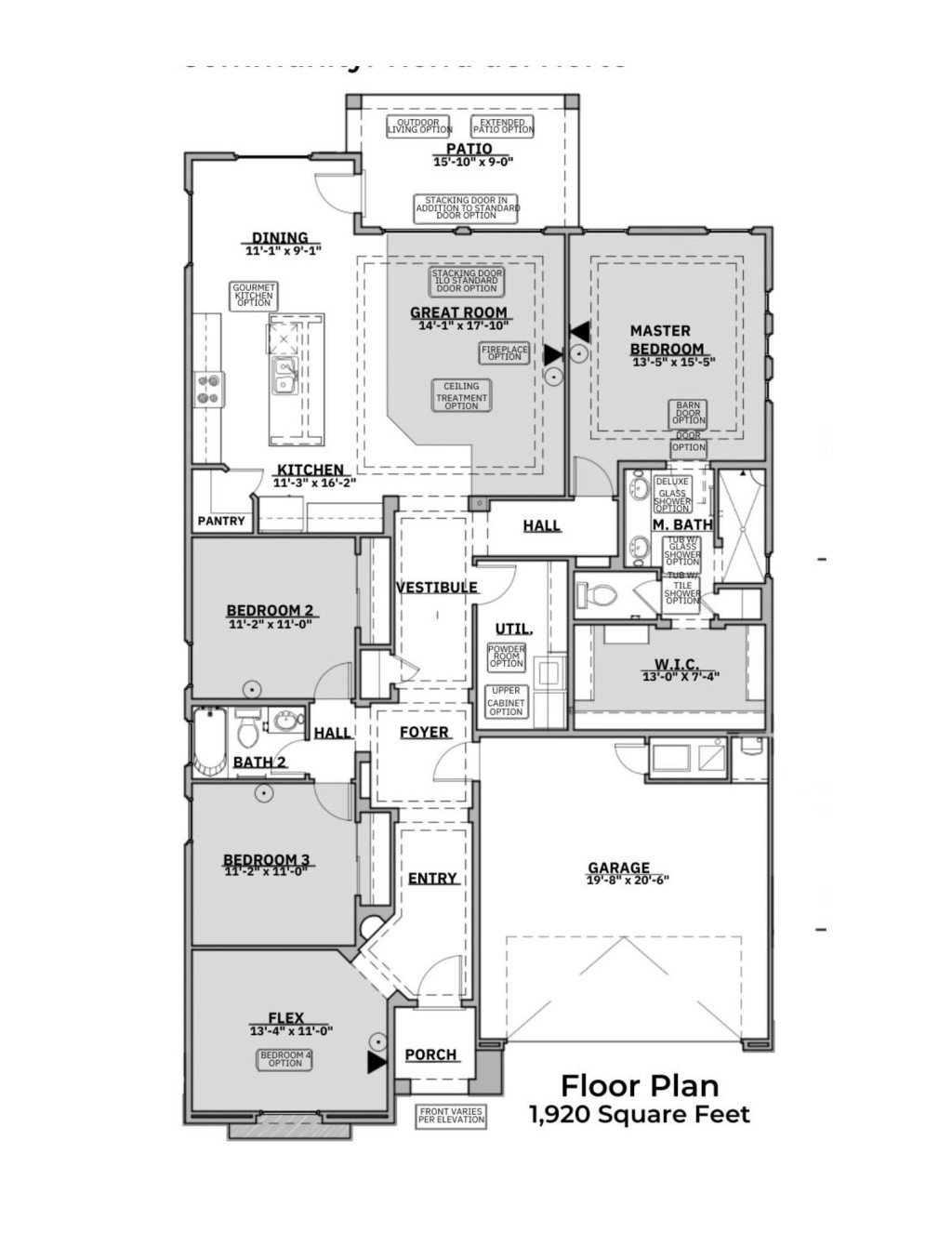 Escondida Home Design Layout