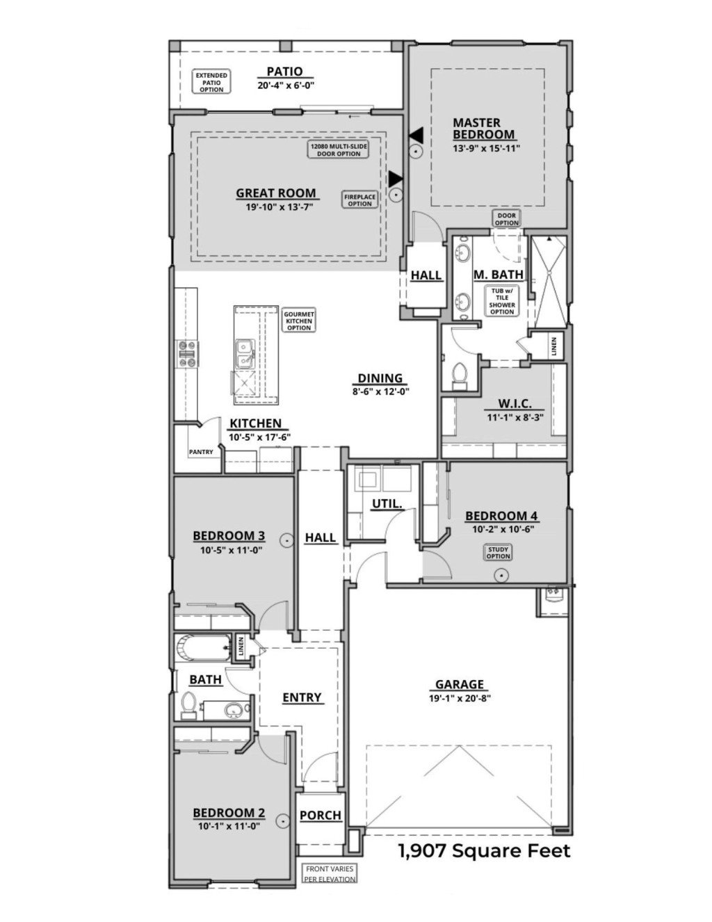 1907 Sandia Home Design Layout